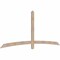 Ekena Millwork Bellingham Smooth Timber Gable Bracket, Douglas Fir, 96"W x 40"H x 1 1/2"D x 3 1/2"F, 10/12 Pitch GBW096X40X0204BEL00SDF - alternate 2